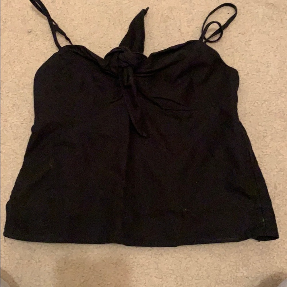 Black cropped shirt from PAC Sun